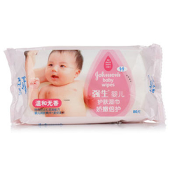 強生嬰兒嬰兒嬌嫩倍護護膚濕巾