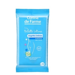 法國黎之芙Corine de Farme私密清爽濕巾